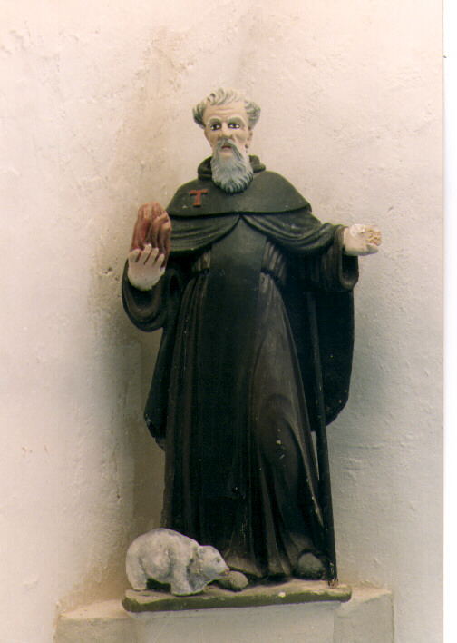 Sant'Antonio Abate (statua) - ambito salentino (sec. XIX)