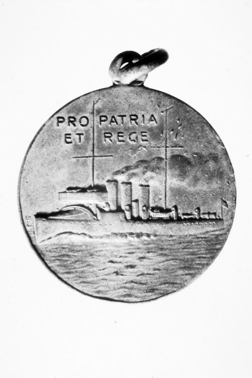 nave da guerra (medaglia) - ambito italiano (sec. XX)