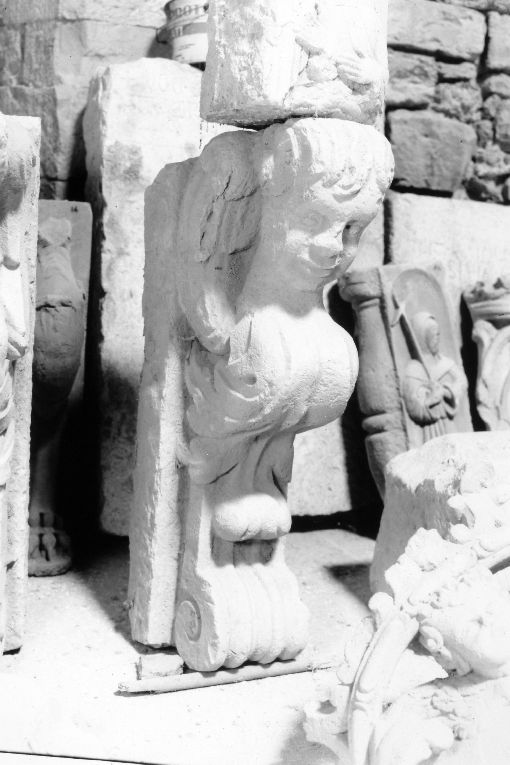angelo (mensola, coppia) - ambito Italia meridionale (sec. XVII)