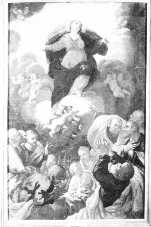 assunzione della Madonna (dipinto) di Fracanzano Cesare (attribuito) (prima metà sec. XVII)