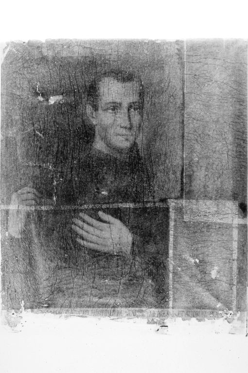 frate agostiniano, ritratto d'uomo (dipinto) - ambito pugliese (sec. XVIII)