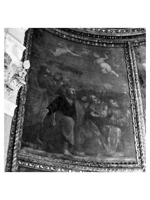 Assunzione della Vergine, Apostoli, Angeli (dipinto) di Rosa Carlo (e aiuti) (sec. XVII)