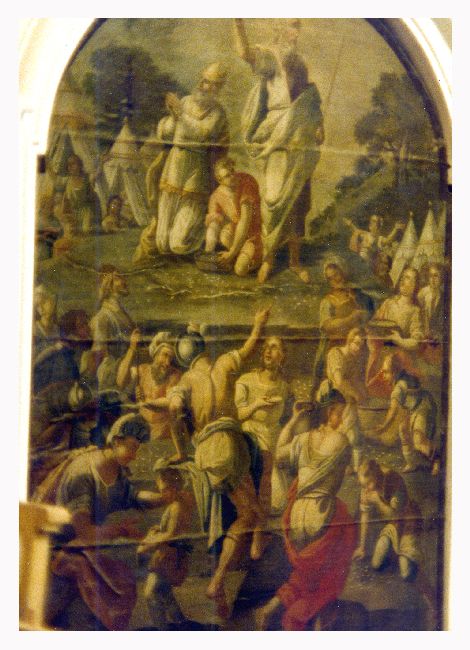 Mosè e la raccolta della manna (dipinto) di De Musso Giuseppe (seconda metà sec. XVIII)