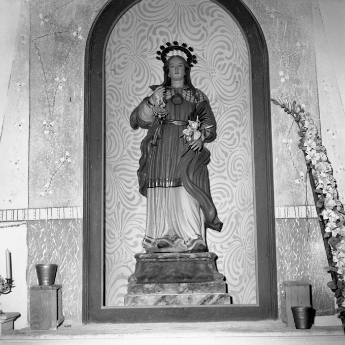 Santa Lucia (statua) di Altieri Antonio (attribuito) (sec. XVIII)