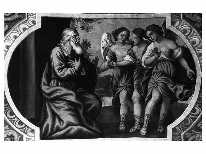 Abramo e i tre angeli (dipinto) di De Filippis Vitantonio (inizio sec. XVIII)