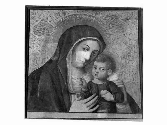 Madonna con Bambino (dipinto) - ambito Italia meridionale (seconda metà sec. XVII)