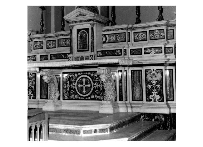 altare maggiore - ambito bitontino (sec. XIX)