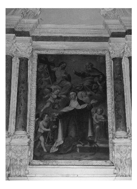 Santa Teresa d'Avila (dipinto) di Rosa Carlo (attribuito) (sec. XVII)