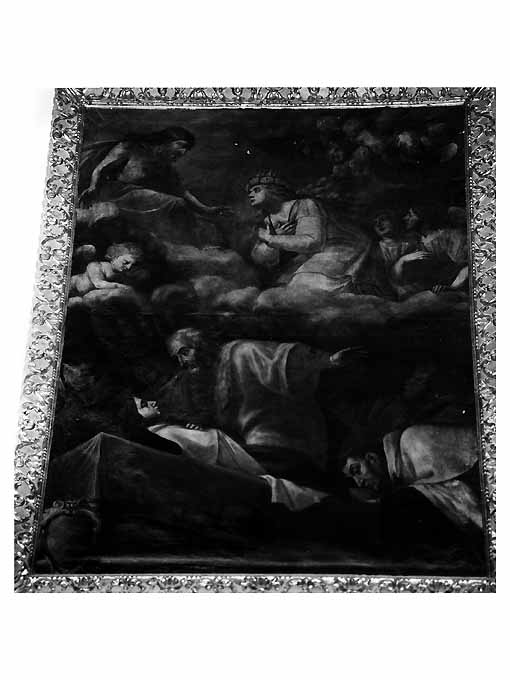 morte di una Santa Carmelitana (dipinto) di Rosa Carlo (sec. XVII)