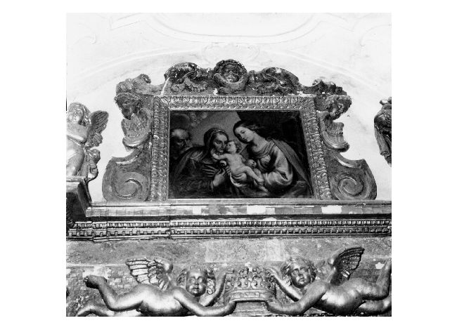 Sacra Famiglia con Sant'Anna (dipinto) di Gliri Nicola (attribuito) (seconda metà sec. XVII)