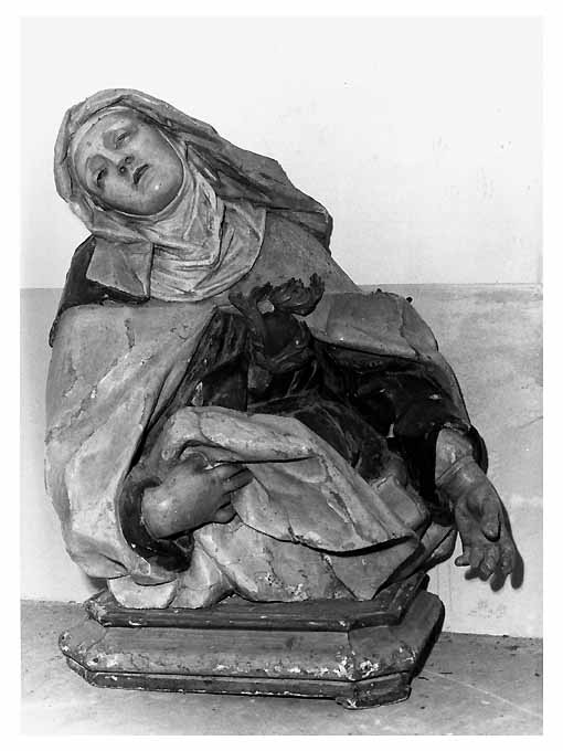 estasi di Santa Teresa d'Avila (busto) di Colombo Giacomo (scuola) (sec. XVII)