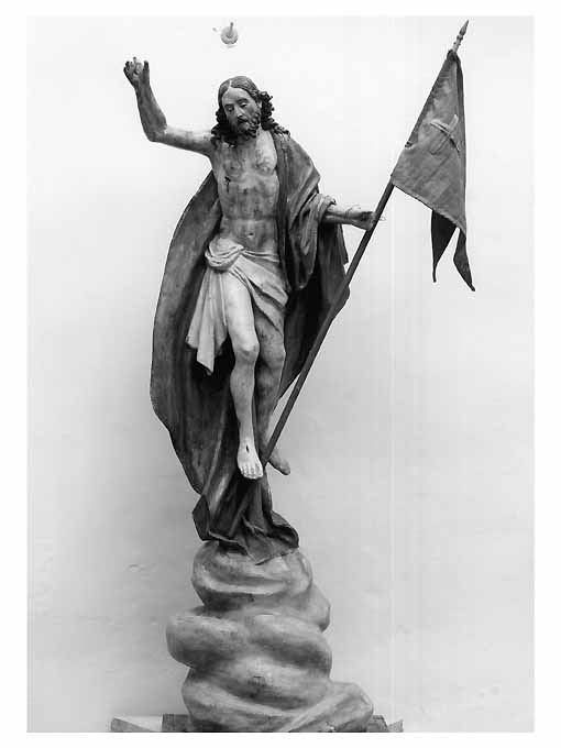 Cristo redentore benedicente (scultura) - ambito bitontino (fine sec. XIX)