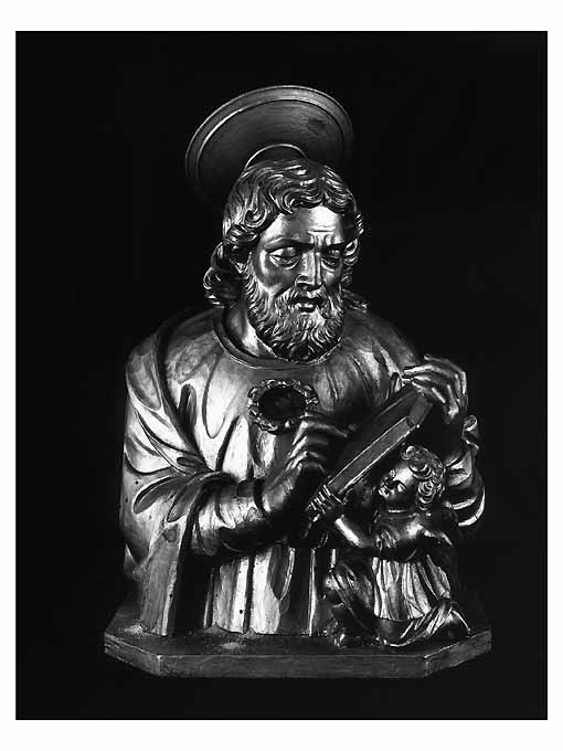 San Matteo e Angelo (reliquiario - a busto) - ambito Italia meridionale (sec. XIX)