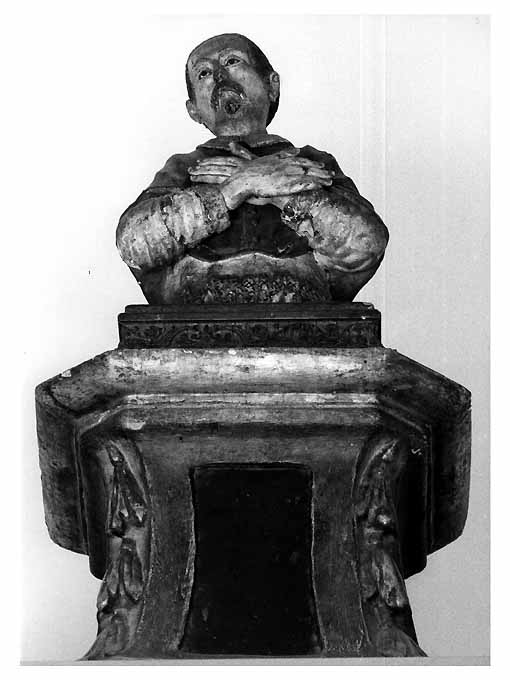 Busto di Santo (reliquiario - a busto) - ambito pugliese (sec. XVII)