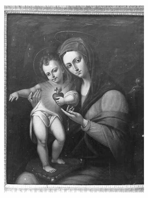 Madonna con Bambino (dipinto) di De Robertis Antonio (sec. XIX)