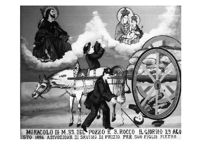 Miracolo della Madonna del Pozzo (ex voto) - ambito pugliese (sec. XIX)