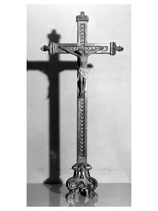 Cristo crocifisso (croce da tavolo) - ambito pugliese (fine/inizio secc. XVIII/ XIX)