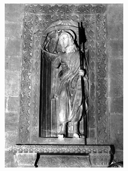 Cristo morto (statua) - ambito pugliese (prima metà sec. XVI)