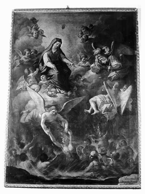anime del purgatorio (dipinto) di Fato Vincenzo (sec. XVIII)