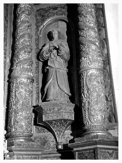 Cristo crocifisso, San Giovanni e Santi (statua) - ambito pugliese (sec. XVII)