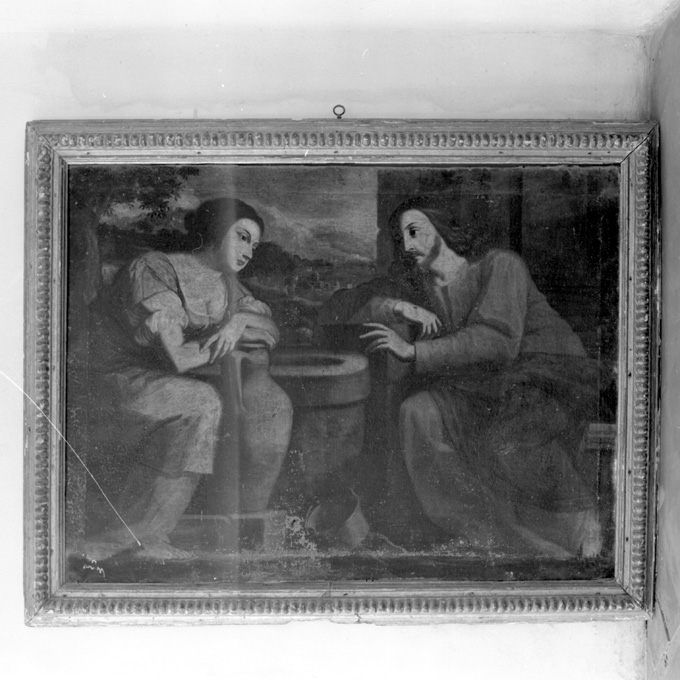 Cristo e la Samaritana (dipinto) - ambito Italia meridionale (sec. XVII)