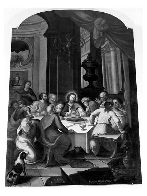 Ultima cena (dipinto) di Lanari Paolo (fine sec. XVIII)