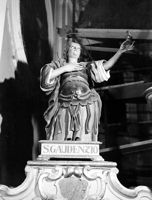 San Gaudenzio (statua) di Antolino Francesco Paolo (attribuito) (sec. XVIII)