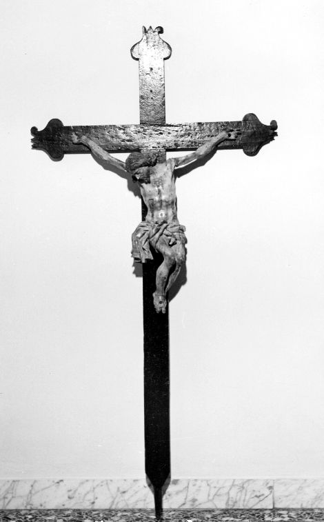 Cristo crocifisso (crocifisso) - ambito Italia meridionale (sec. XVIII)