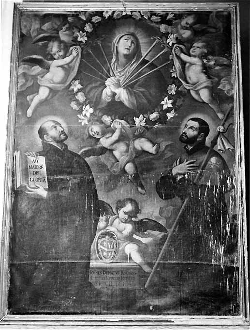 Madonna dei Sette Dolori (dipinto) di Gliri Nicola (sec. XVII)