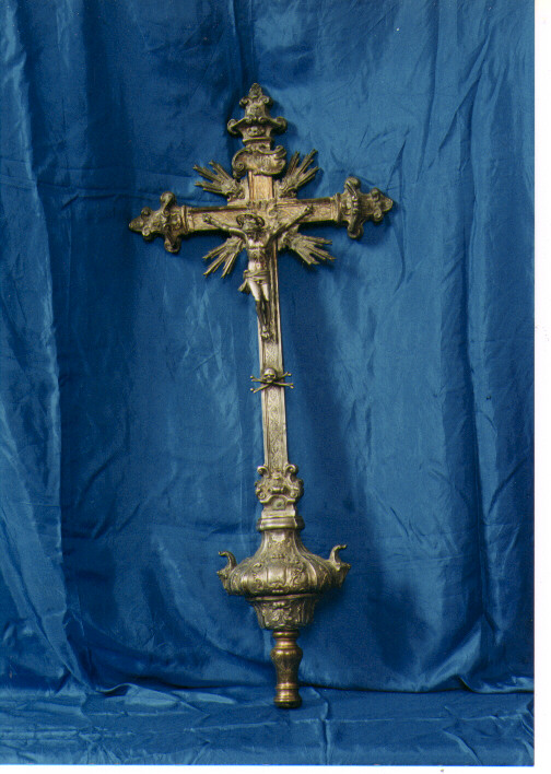 croce processionale - manifattura napoletana (sec. XVIII)