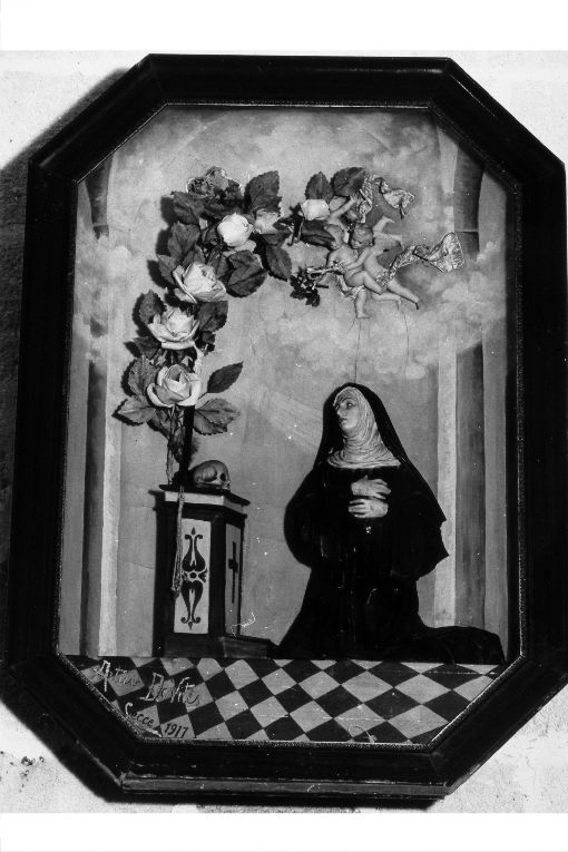 Santa Rita da Cascia (statua) di De Vitis Arturo (sec. XX)