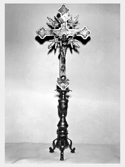 croce d'altare - ambito Italia meridionale (seconda metà sec. XIX)