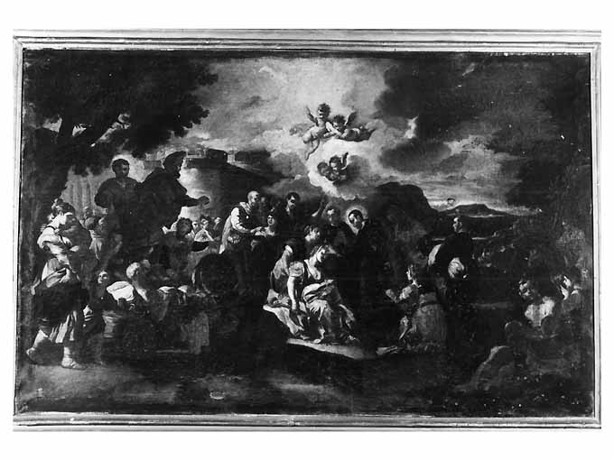 San Mauro guarisce gli storpi (dipinto, opera isolata) di Giannico Andrea (metà sec. XVIII)