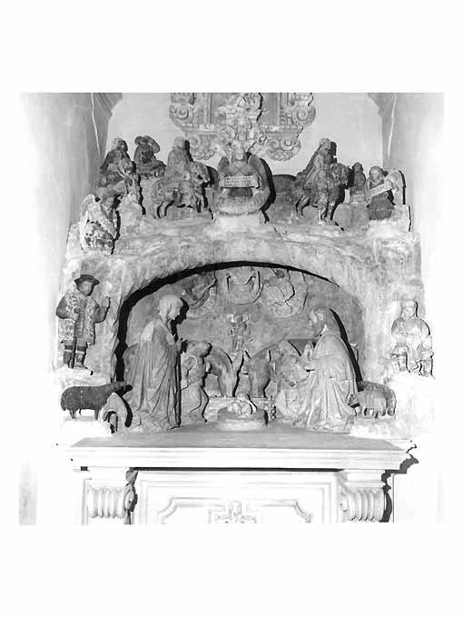 Natività, natività di Gesù (gruppo scultoreo) di Stefano da Putignano (sec. XVI)