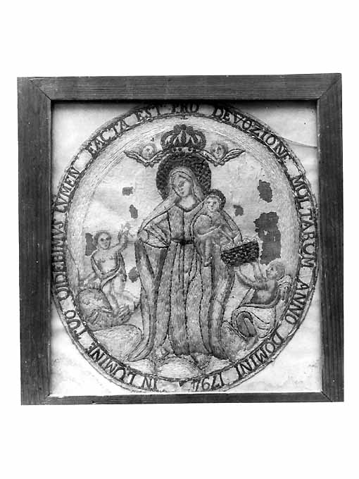 Madonna del Lume (arazzo) - manifattura di Grottaglie (sec. XVIII)