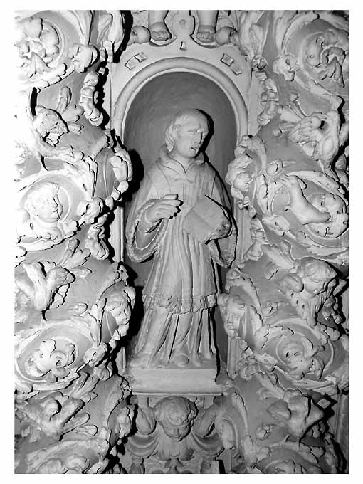 santo (statua) - produzione leccese (sec. XVIII)