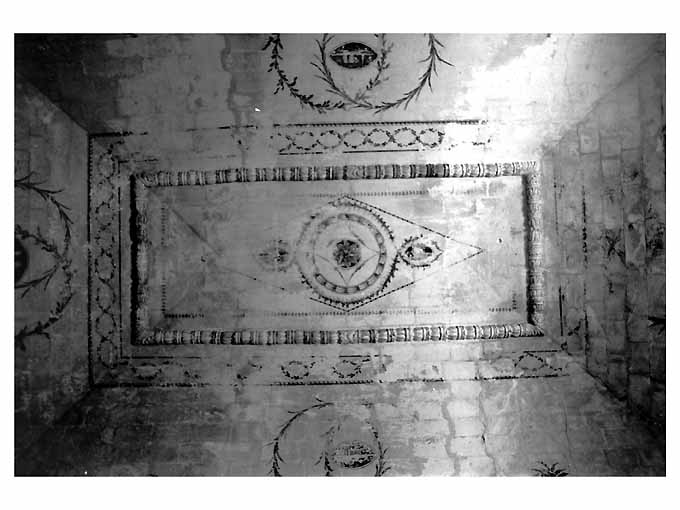 soffitto dipinto - manifattura di Grottaglie (seconda metà sec. XVIII)