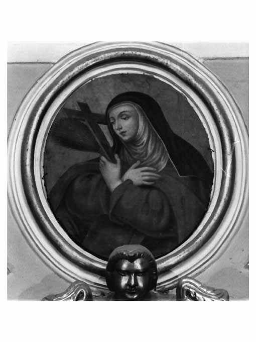 santa monaca clarissa (dipinto) - ambito francescano (prima metà sec. XVIII)