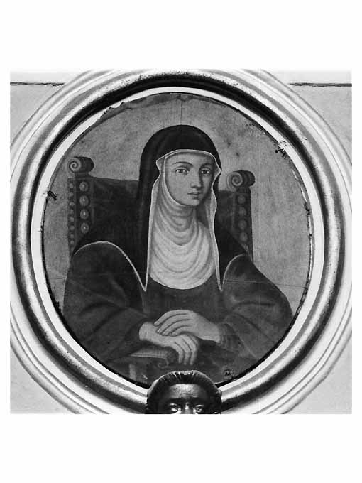 Santa monaca clarissa (dipinto) - ambito francescano (prima metà sec. XVIII)