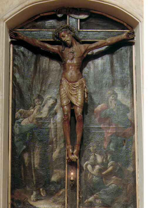 Cristo Crocifisso (crocifisso) - ambito Italia meridionale (sec. XVII)