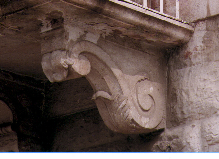 mensola architettonica, serie - ambito Italia meridionale (sec. XIX)