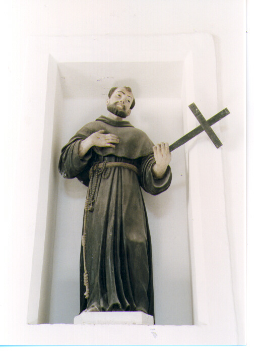 San Francesco D'Assisi (statua) - ambito salentino (metà sec. XVII)