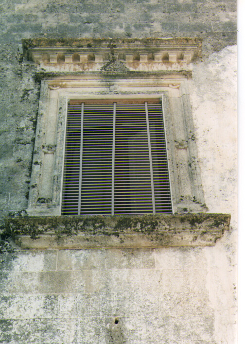 mostra di finestra - ambito salentino (seconda metà sec. XVII)