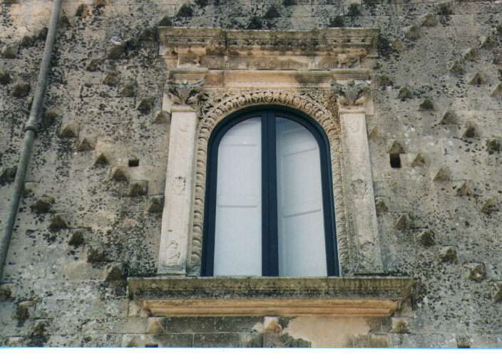 mostra di finestra - ambito salentino (fine/inizio secc. XV/ XVI)