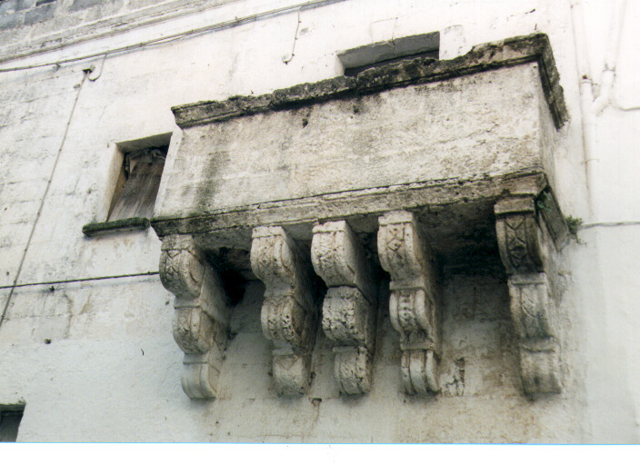 balcone - ambito salentino (ultimo quarto sec. XVI)