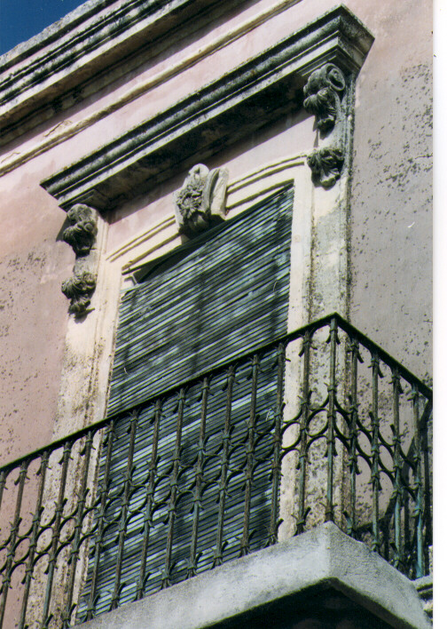 mostra di finestra - ambito salentino (fine/inizio secc. XIX/ XX)
