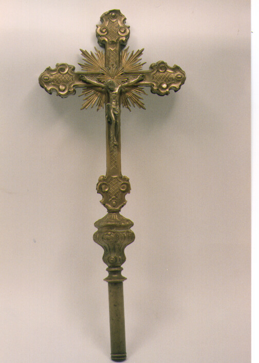 croce processionale - ambito Italia meridionale (fine/inizio secc. XVIII/ XIX)