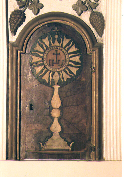 sportello di tabernacolo - ambito salentino (fine sec. XVIII)