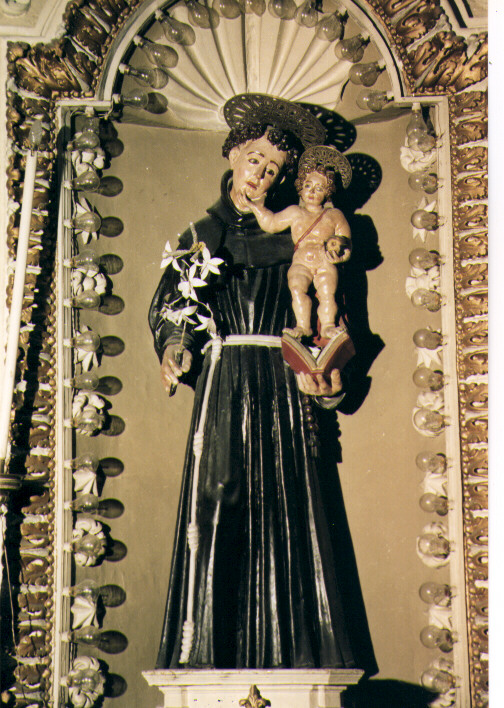 Sant'Antonio da Padova (statua) - ambito Italia meridionale (seconda metà sec. XVII)