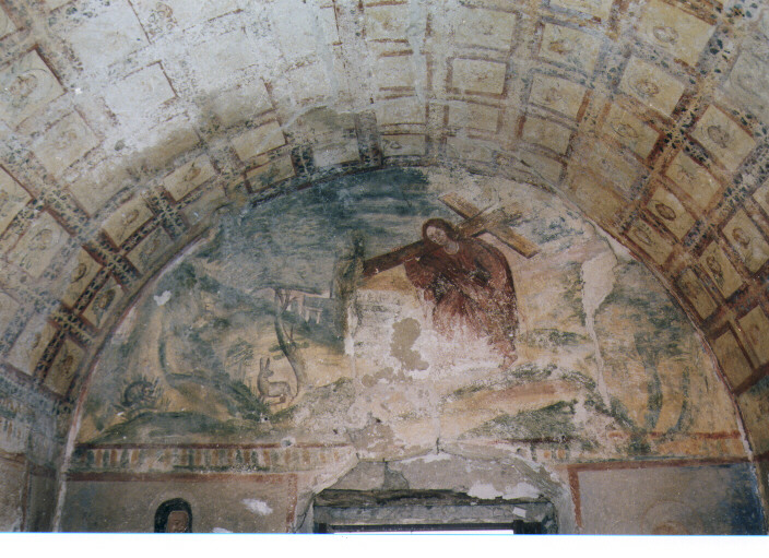Cristo portacroce (dipinto) - bottega salentina (sec. XVI)